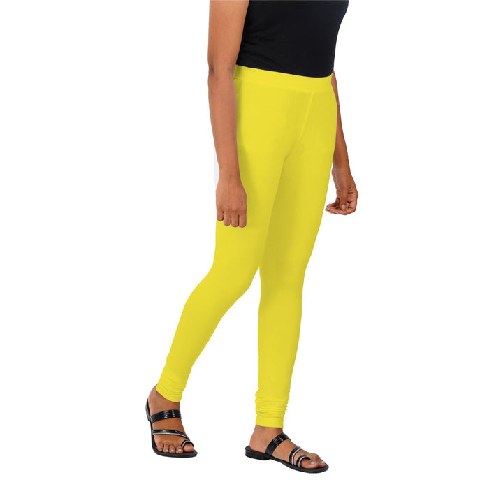 yellow legging as pant