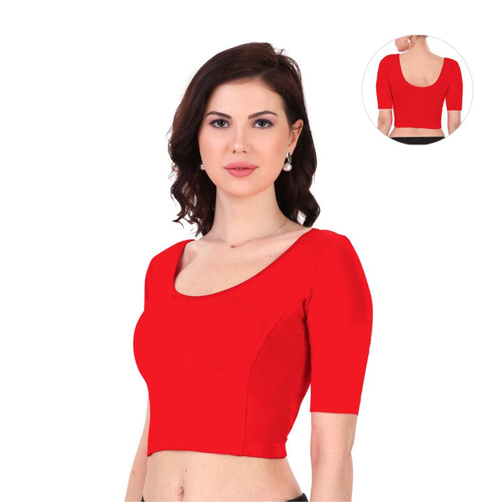 light red readymade blouse under 300