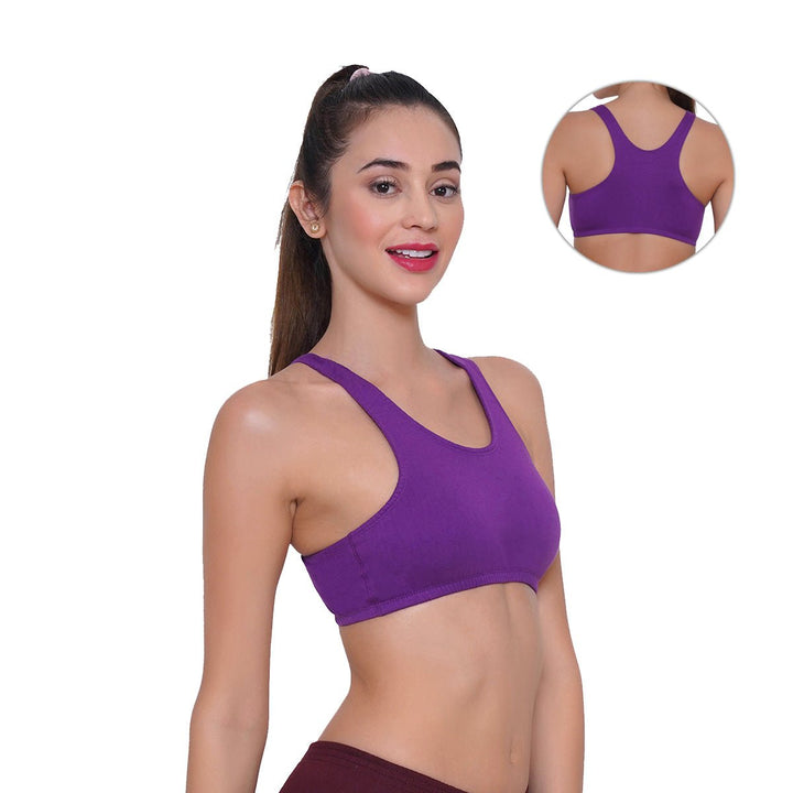 purple tshirt bra for girls