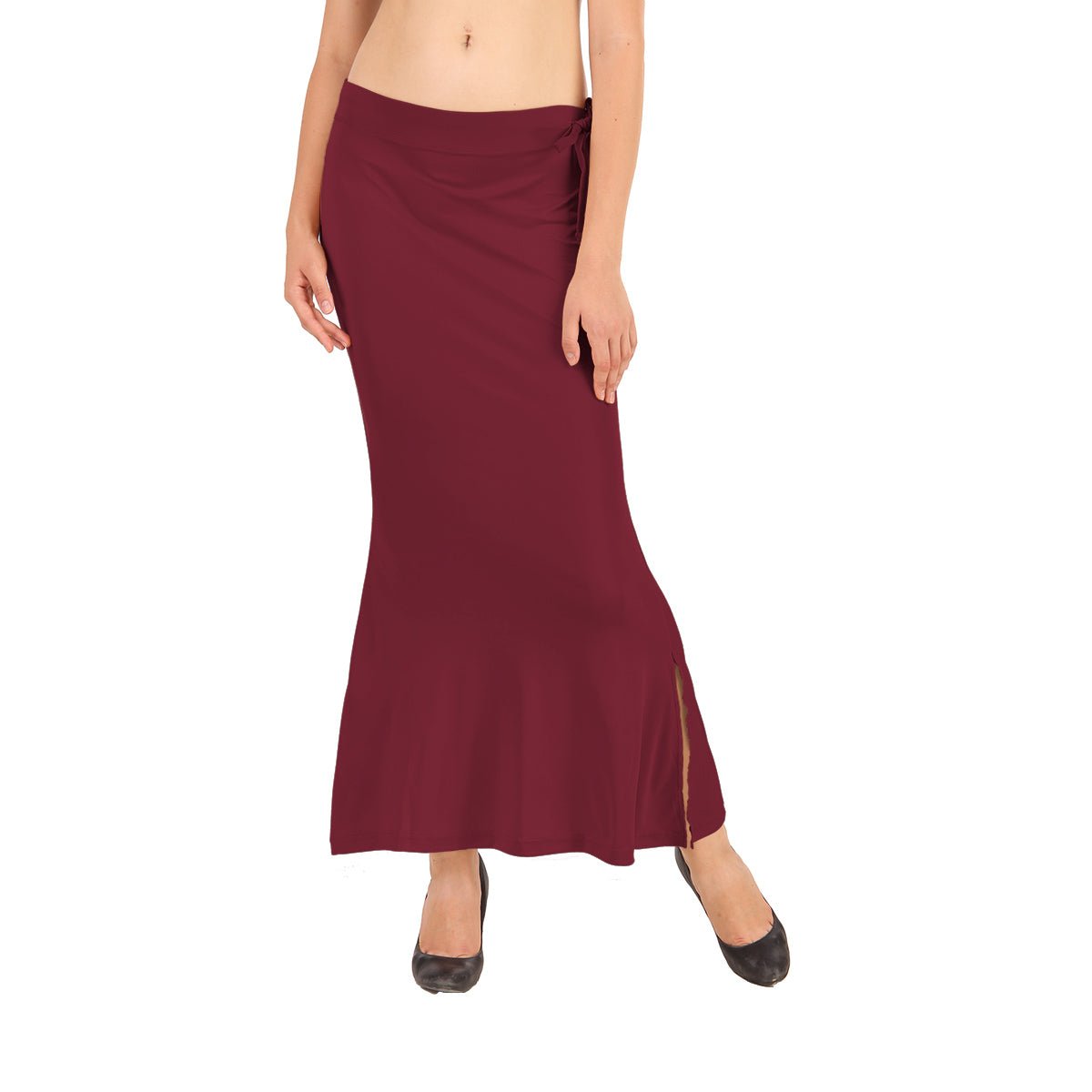 Embrace Elegance with Mermaid Saree Petticoat Shapewear 2XL / Maroon
