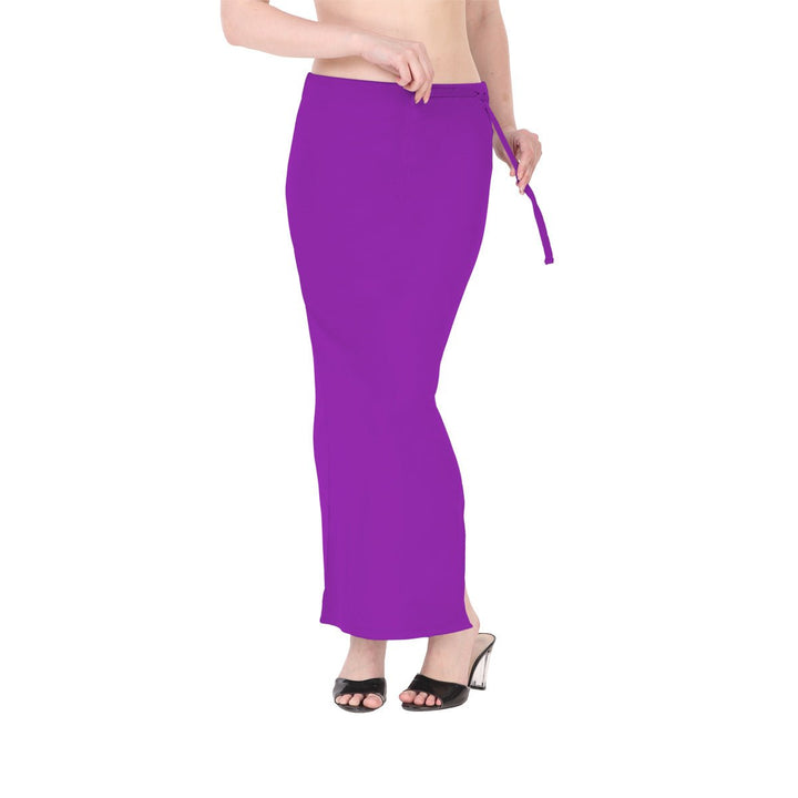 purple saree shapewear