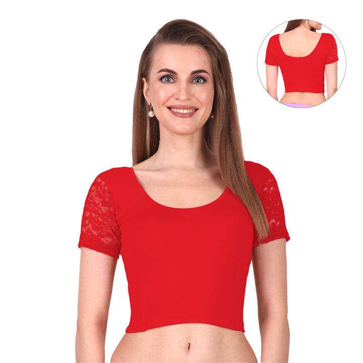 red blouse latest