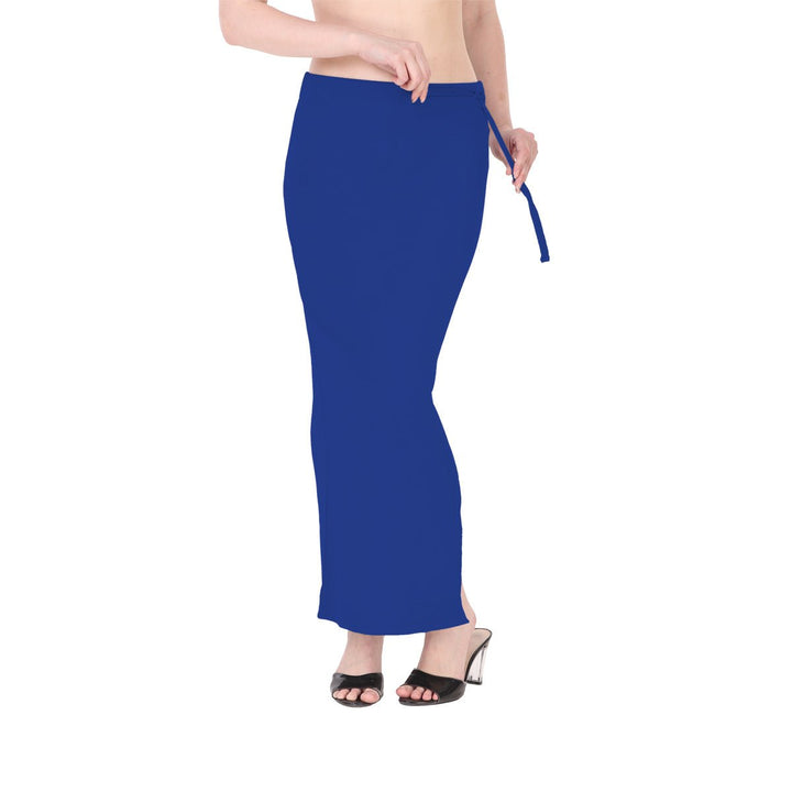 royal blue saree shapewear