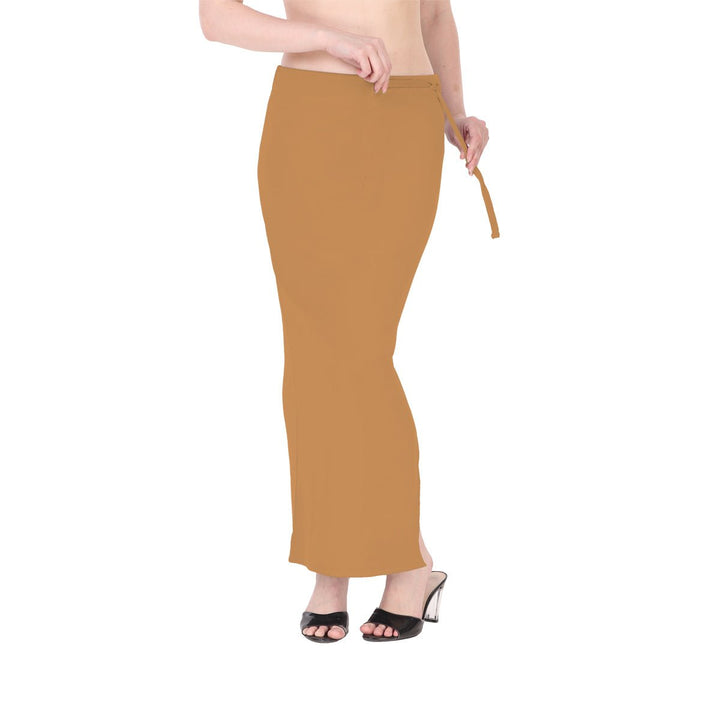 honey yellow shapewear inskirt for saree