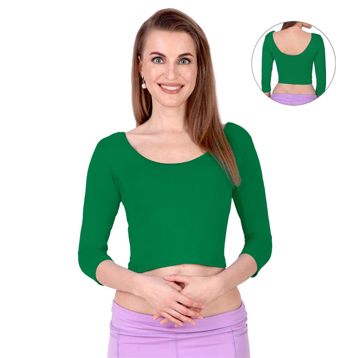 jolly green blouses for girls saree