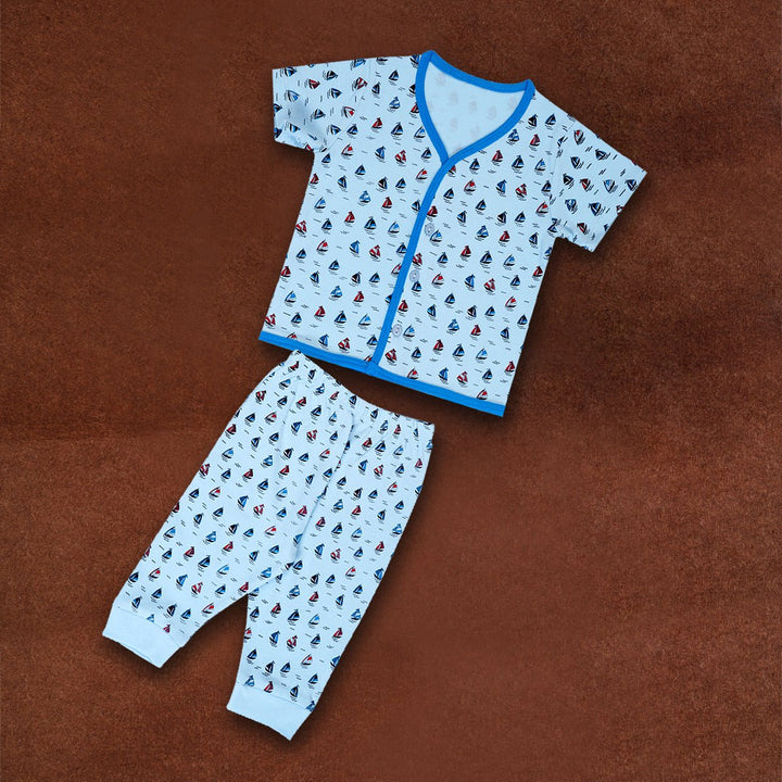 Buy blue Babies Top and Pant Set online
