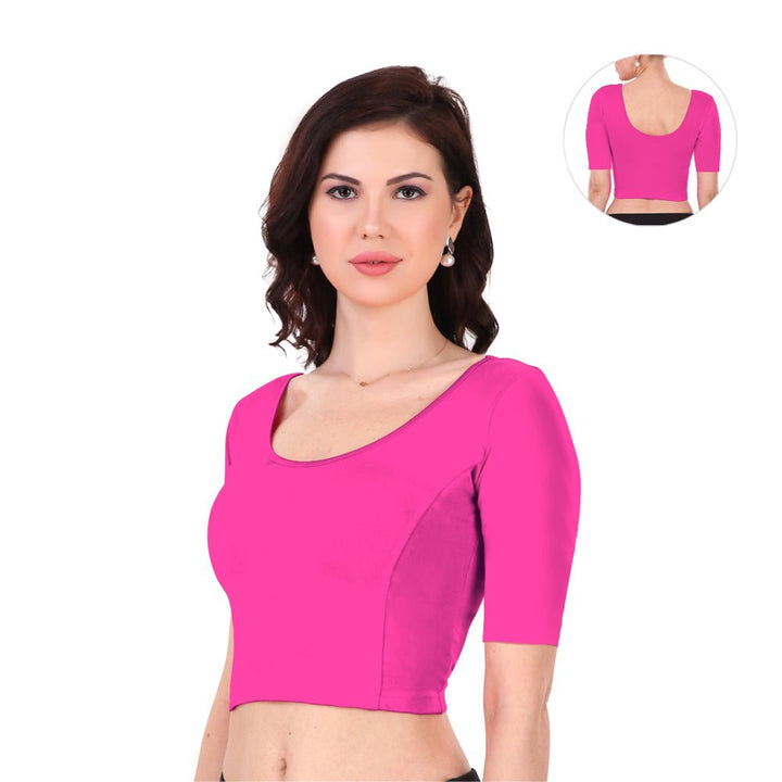 pink readymade blouse online
