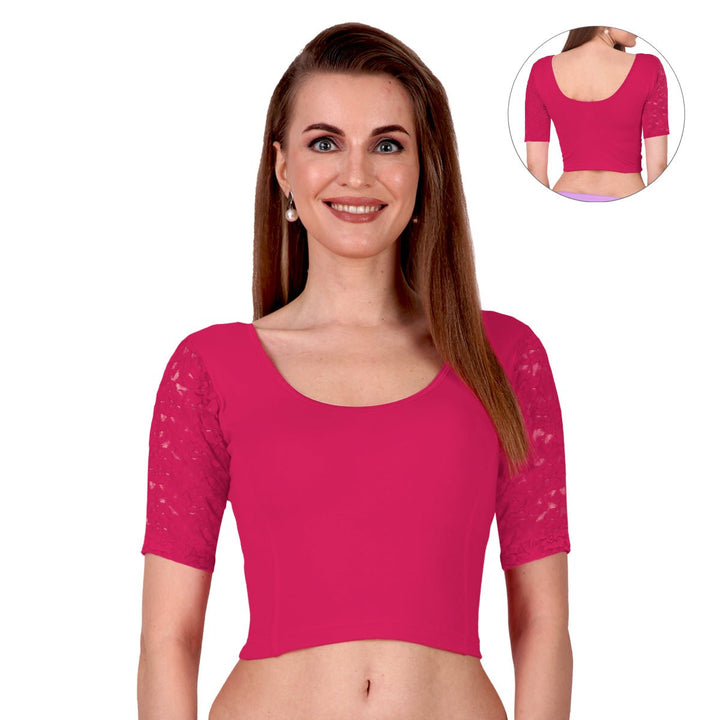 red lace blouse for women readymade
