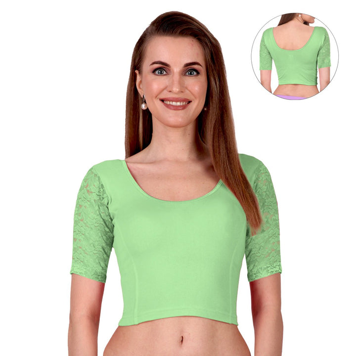 light green lace blouse online