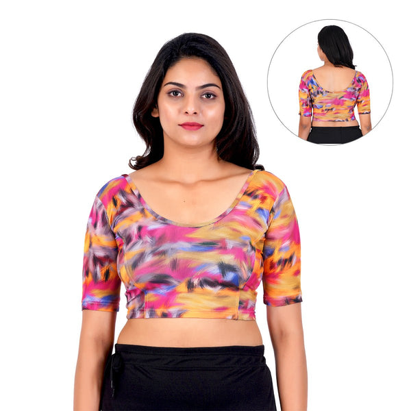 Stretchable Saree Designer Blouse for Comfy Fit
