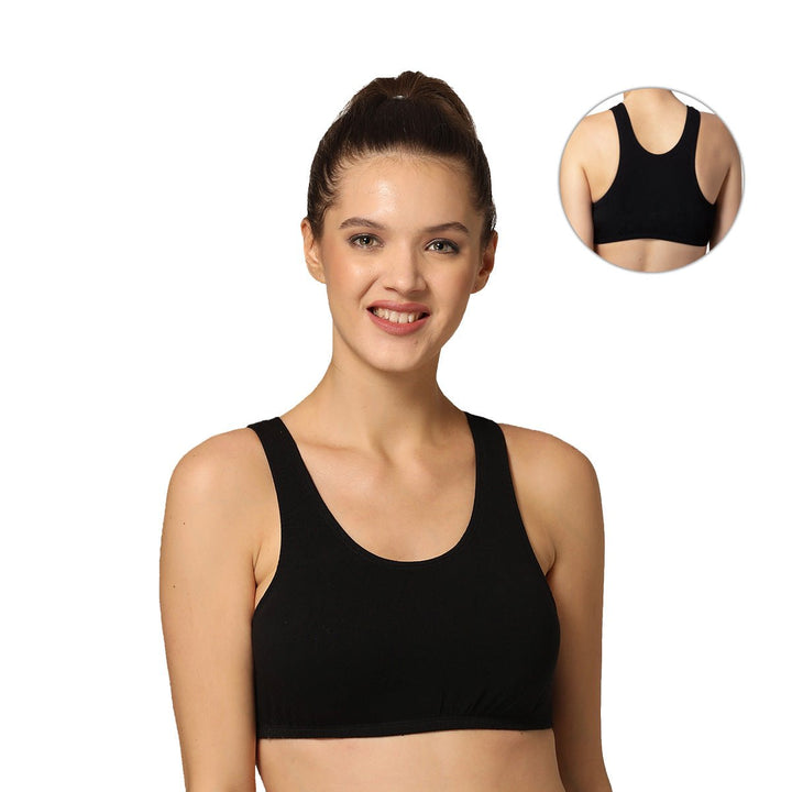 black gym bra for girls